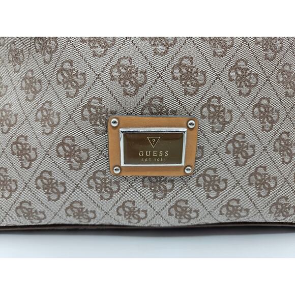 Guess by Marciano Women's Satchel Purse Handbag Tan Brown EUC - Picture 3 of 13
